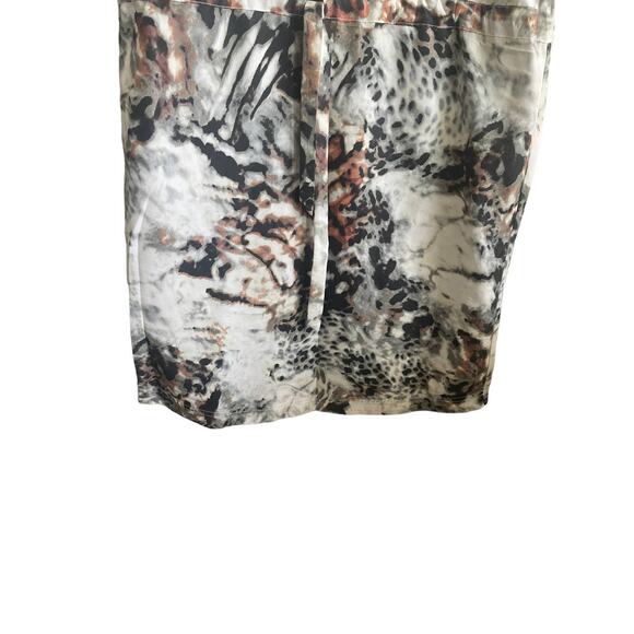 Relativity Dress Women M Muted Abstract Animal Print Whimsigoth‎ Retro Y2K NEW - Picture 7 of 12